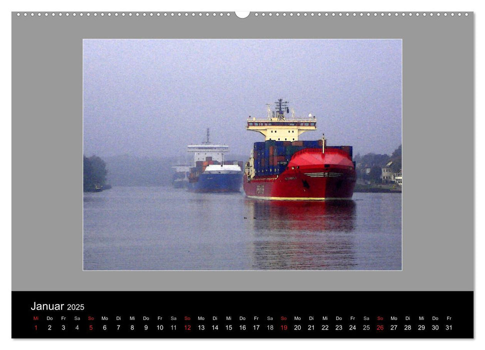 Am Nord- Ostsee-Kanal (CALVENDO Wandkalender 2025)