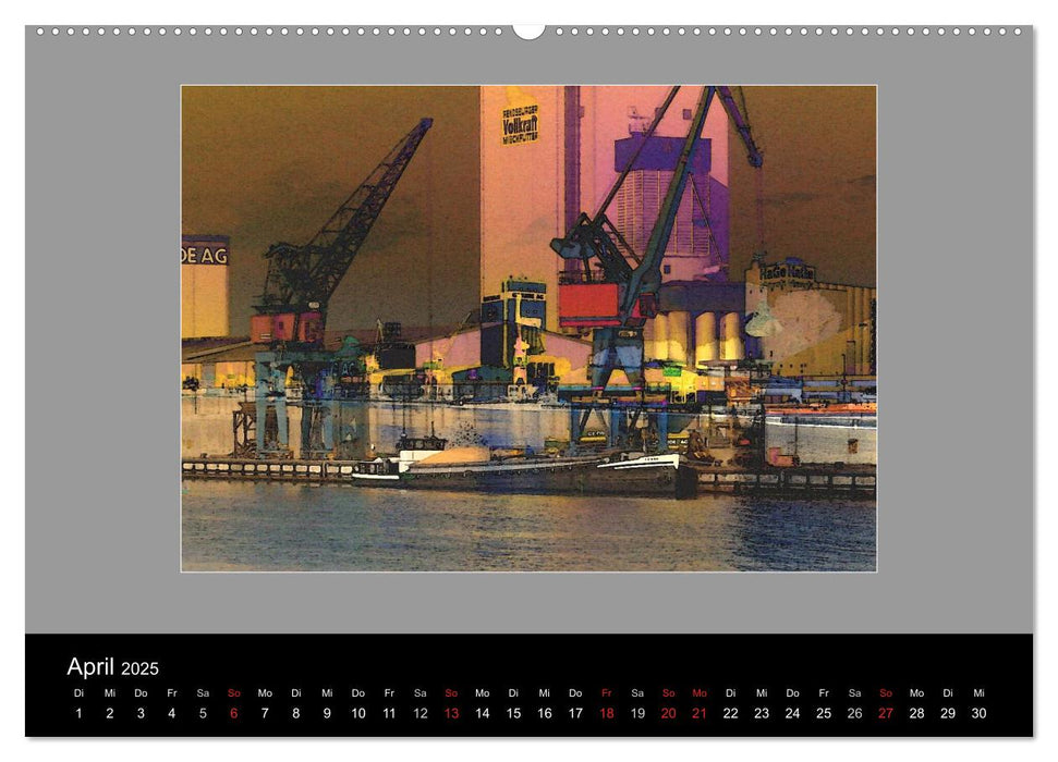 Am Nord- Ostsee-Kanal (CALVENDO Wandkalender 2025)