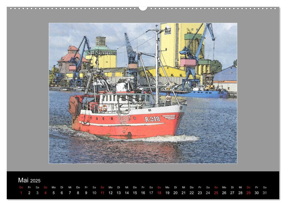 Am Nord- Ostsee-Kanal (CALVENDO Wandkalender 2025)