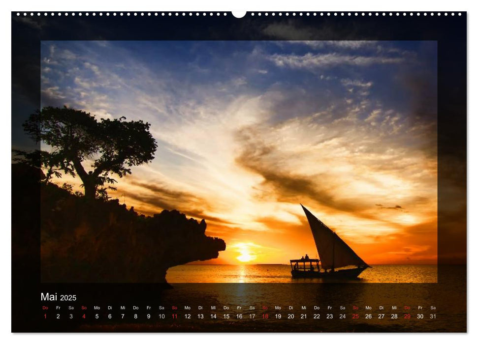 Sansibar (CALVENDO Premium Wandkalender 2025)
