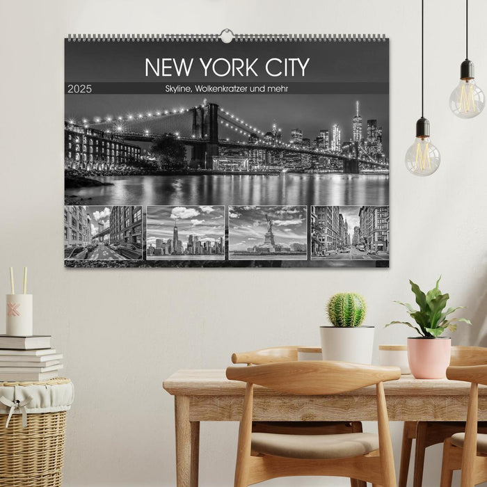 NEW YORK CITY Skyline, Wolkenkratzer und mehr (CALVENDO Wandkalender 2025)