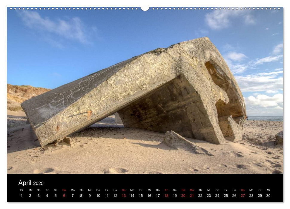 Bunker Houvig (CALVENDO Wandkalender 2025)