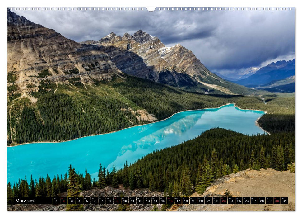 West-Kanada (CALVENDO Premium Wandkalender 2025)