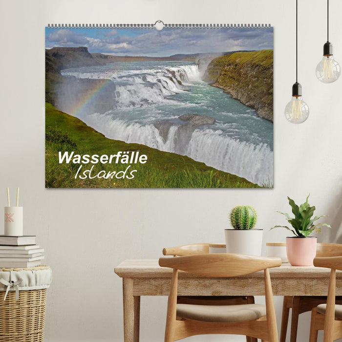 Wasserfälle Islands (CALVENDO Wandkalender 2025)