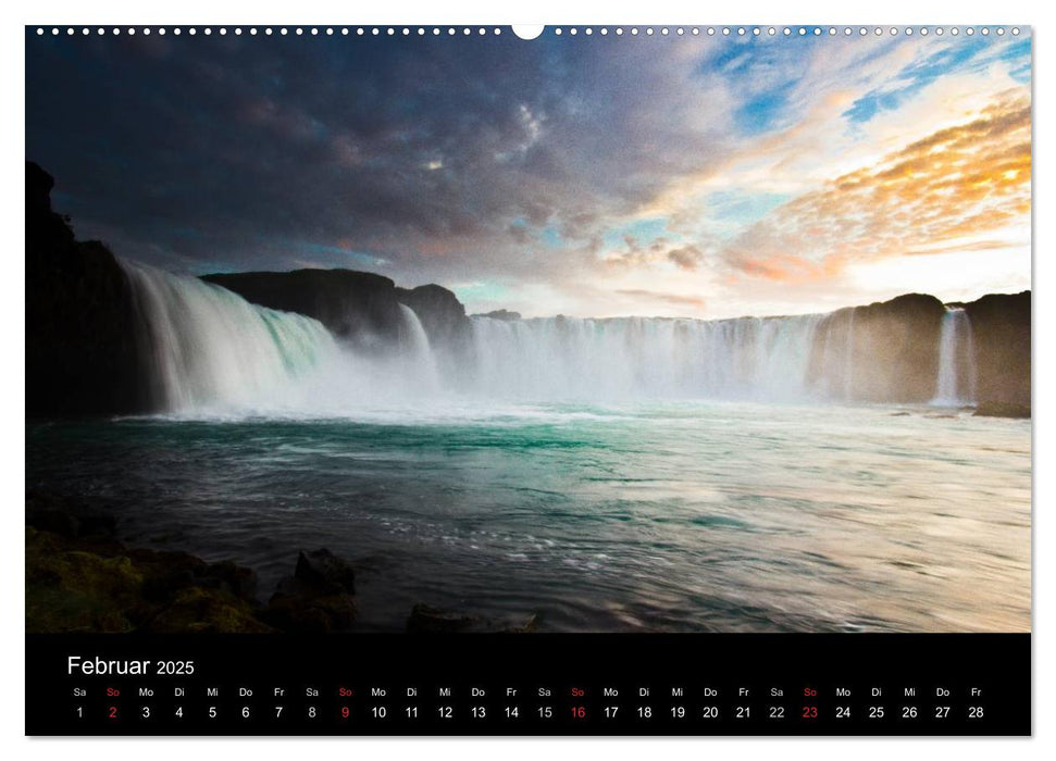 Island - inspirierende Landschaft (CALVENDO Wandkalender 2025)