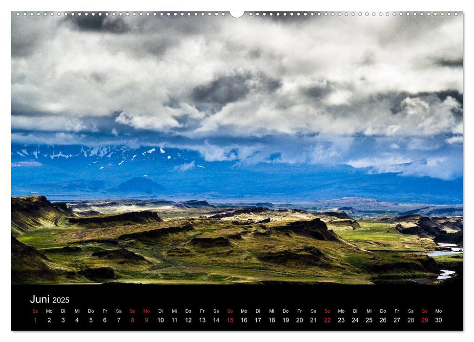 Island - inspirierende Landschaft (CALVENDO Wandkalender 2025)