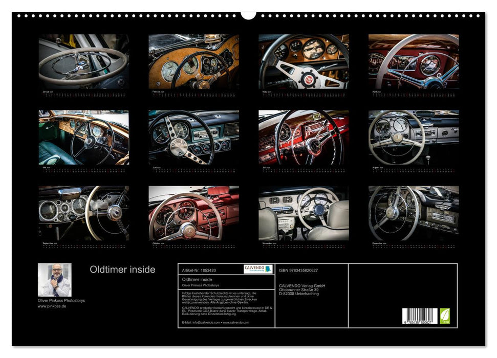 Oldtimer inside (CALVENDO Wandkalender 2025)