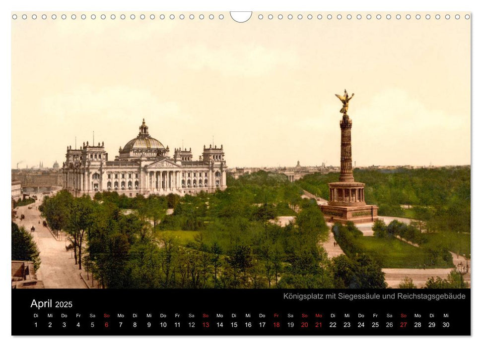 Berlin um 1900 (CALVENDO Wandkalender 2025)