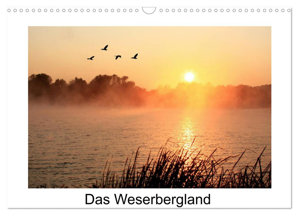 Das Weserbergland (CALVENDO Wandkalender 2025)