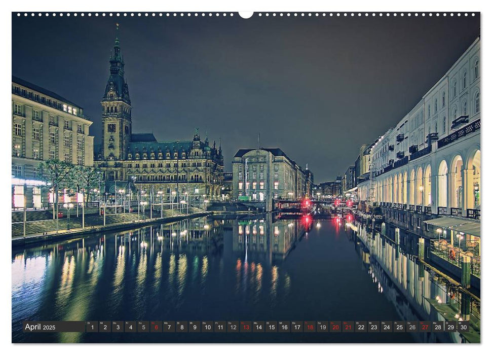 Stadt Hamburg (CALVENDO Premium Wandkalender 2025)