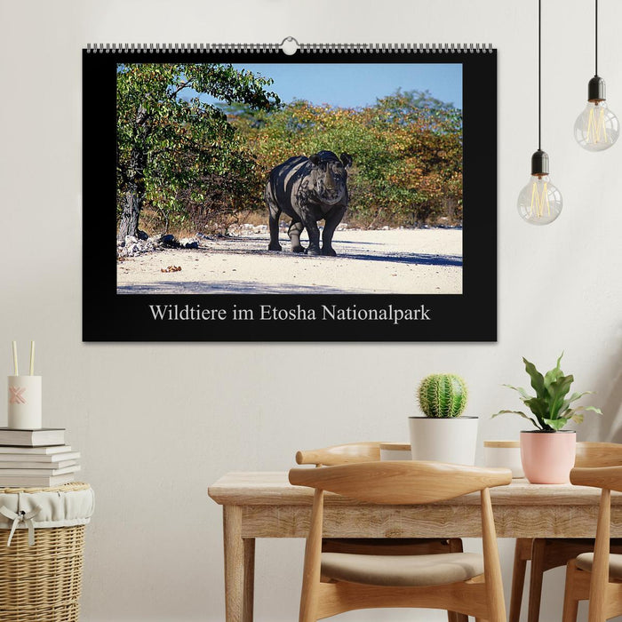 Wildtiere im Etosha Nationalpark (CALVENDO Wandkalender 2025)