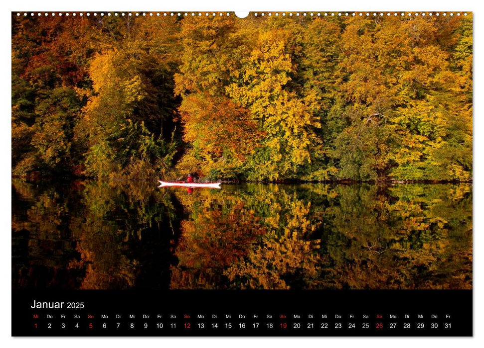 WasserSpiegel Mecklenburgische Seenplatte (CALVENDO Premium Wandkalender 2025)