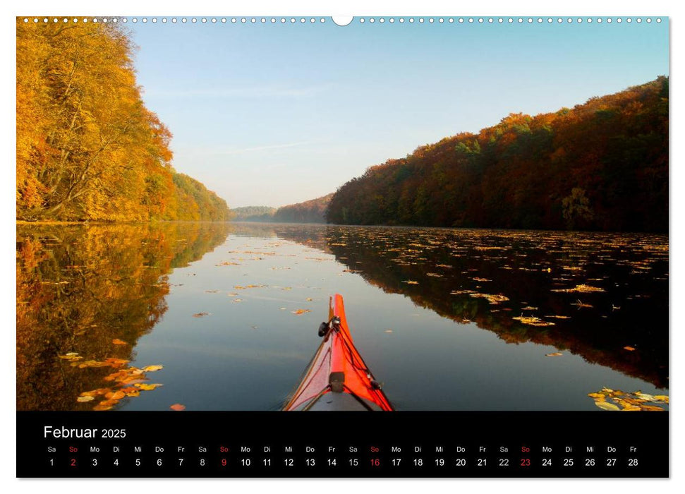 WasserSpiegel Mecklenburgische Seenplatte (CALVENDO Premium Wandkalender 2025)