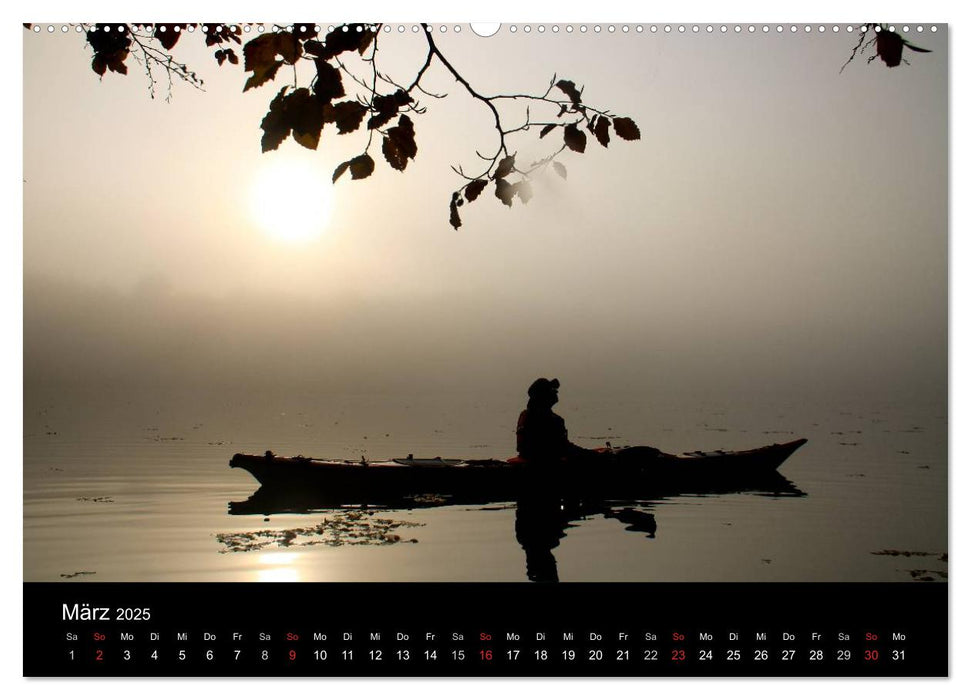 WasserSpiegel Mecklenburgische Seenplatte (CALVENDO Premium Wandkalender 2025)