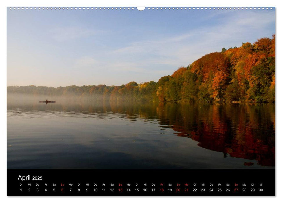 WasserSpiegel Mecklenburgische Seenplatte (CALVENDO Premium Wandkalender 2025)