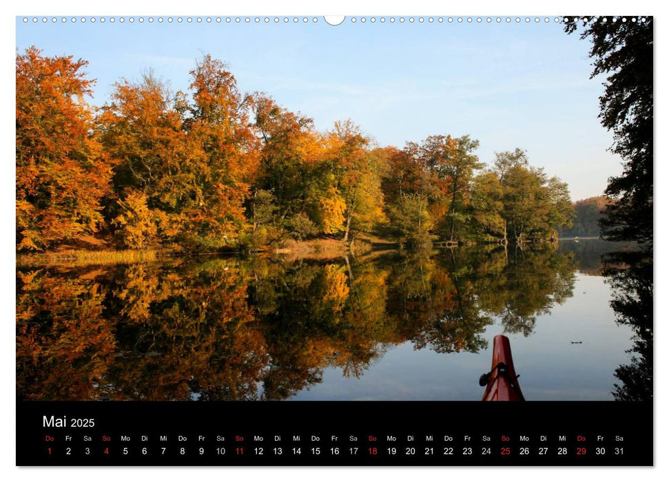 WasserSpiegel Mecklenburgische Seenplatte (CALVENDO Premium Wandkalender 2025)