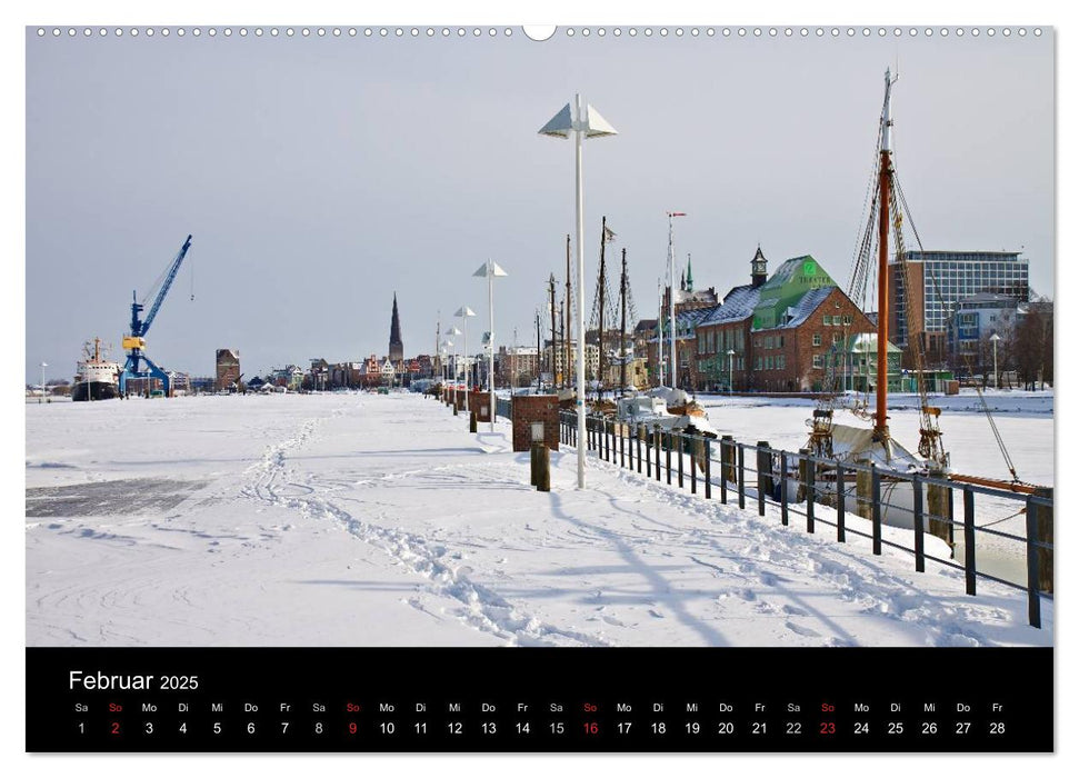 Rostock (CALVENDO Wandkalender 2025)