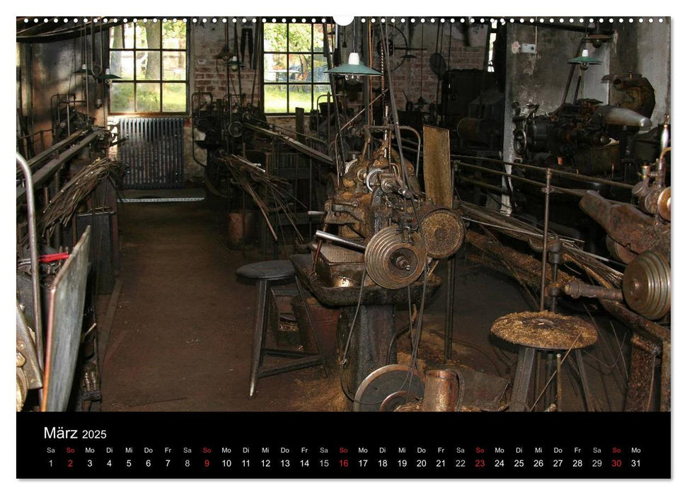 Industriekultur, Schraubenfabrik Zehner, Saalfeld (CALVENDO Premium Wandkalender 2025)