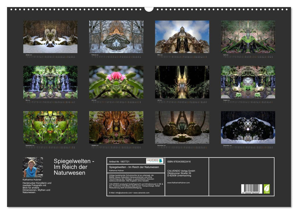 Spiegelwelten - Im Reich der Naturwesen (CALVENDO Wandkalender 2025)