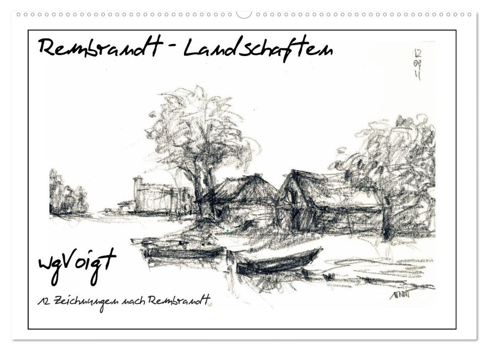 Rembrandt Landschaften wgVoigt (CALVENDO Wandkalender 2025)