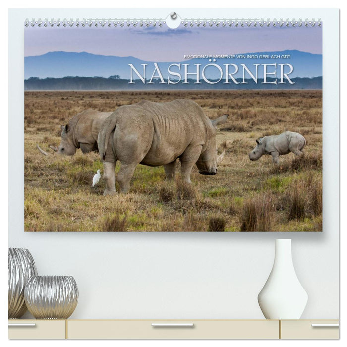 Emotionale Momente: Nashörner (CALVENDO Premium Wandkalender 2025)