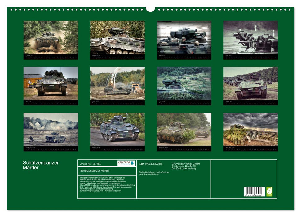 Schützenpanzer Marder (CALVENDO Wandkalender 2025)