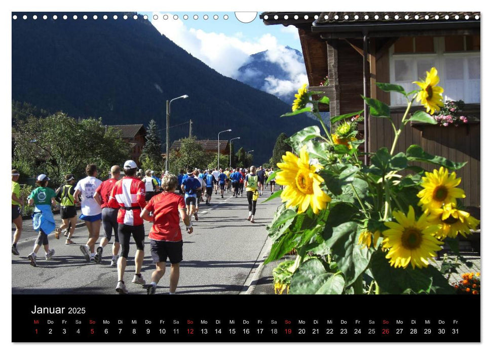 Der Jungfrau-Marathon (CALVENDO Wandkalender 2025)