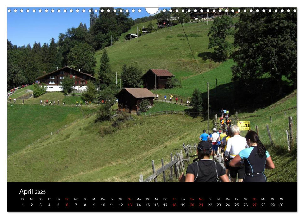 Der Jungfrau-Marathon (CALVENDO Wandkalender 2025)