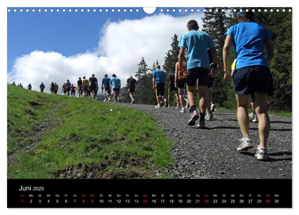 Der Jungfrau-Marathon (CALVENDO Wandkalender 2025)