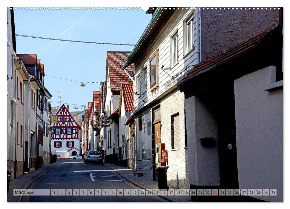 Bodenheim - Wohlfühlen zwischen Weinbergen (CALVENDO Wandkalender 2025)