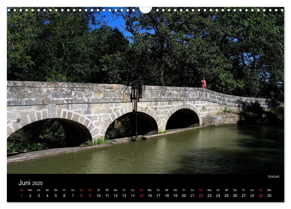 Le Canal du Midi (CALVENDO Wandkalender 2025)