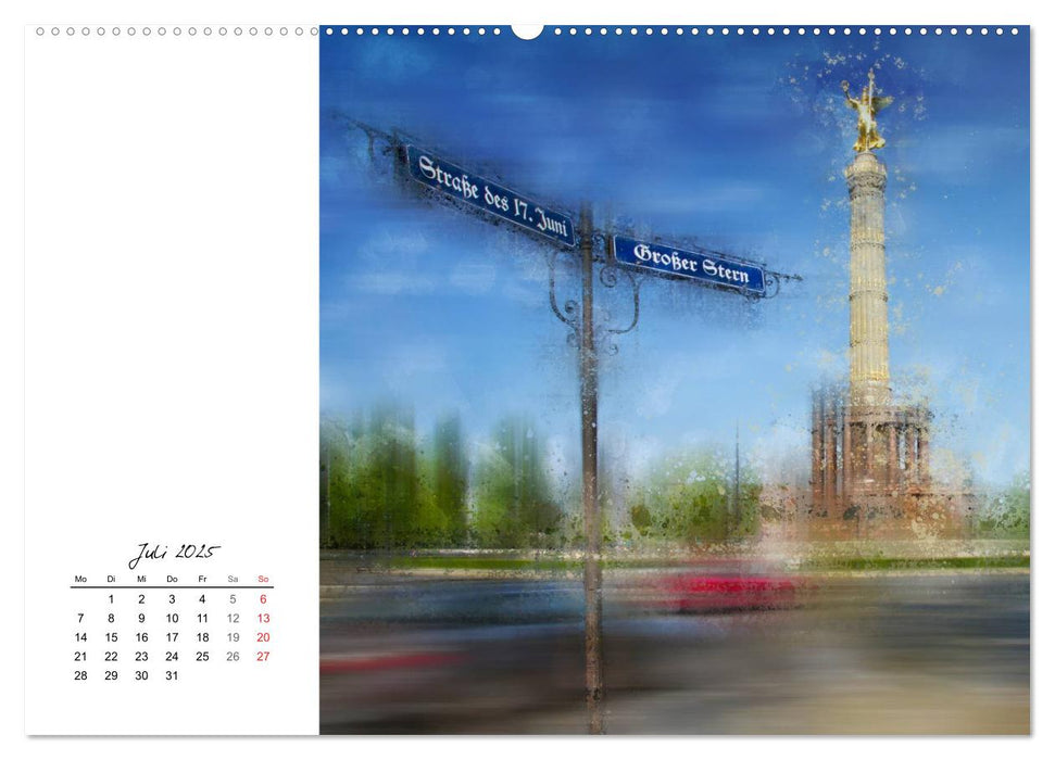 Digital-Art BERLIN (CALVENDO Premium Wandkalender 2025)