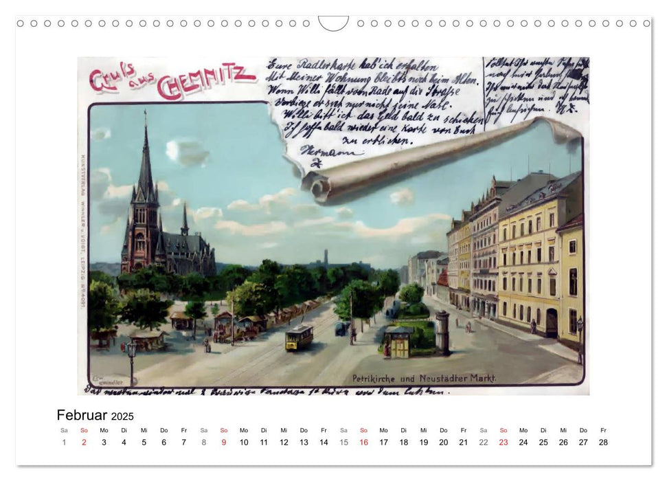 Grüße aus Chemnitz (CALVENDO Wandkalender 2025)