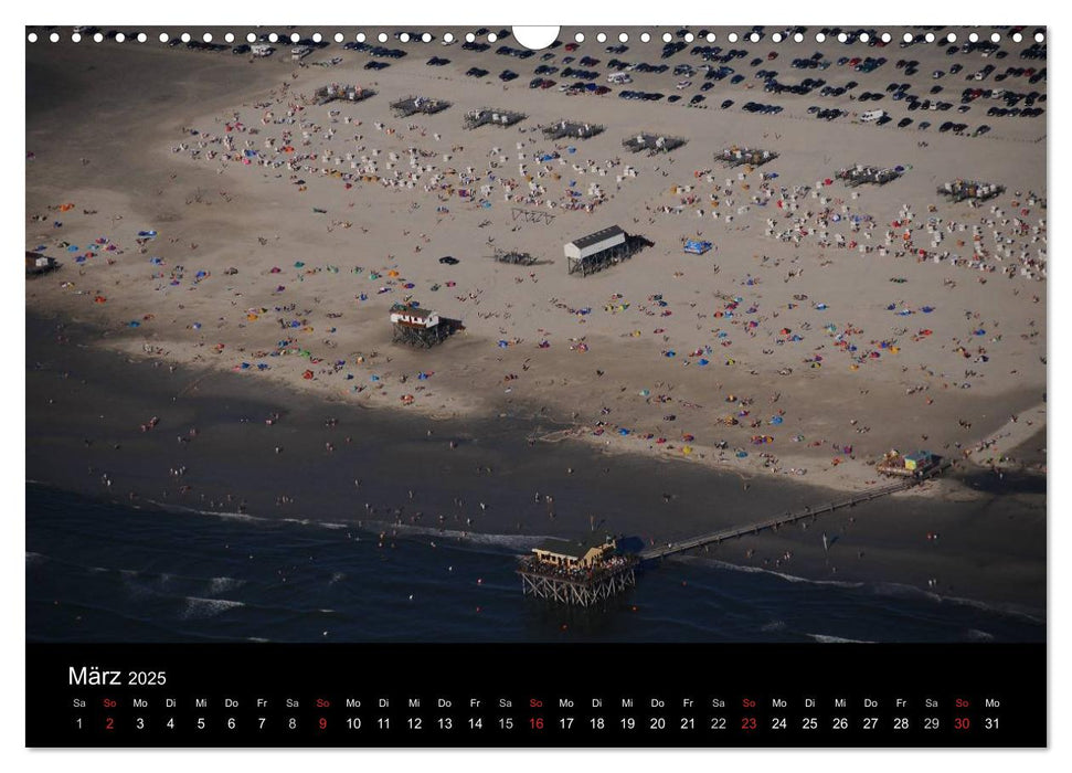 Die Nordseeküste (CALVENDO Wandkalender 2025)