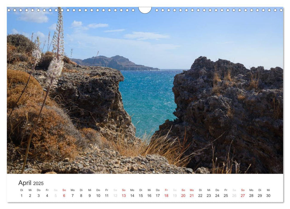 Kreta. Im Süden (CALVENDO Wandkalender 2025)