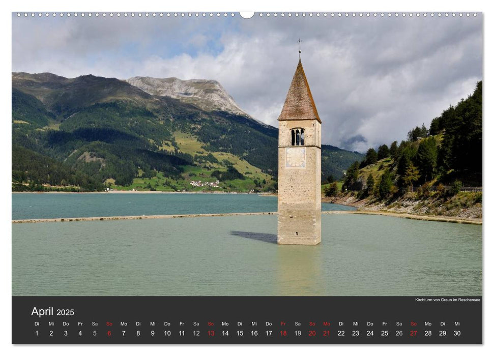 Der Vinschgau (CALVENDO Wandkalender 2025)