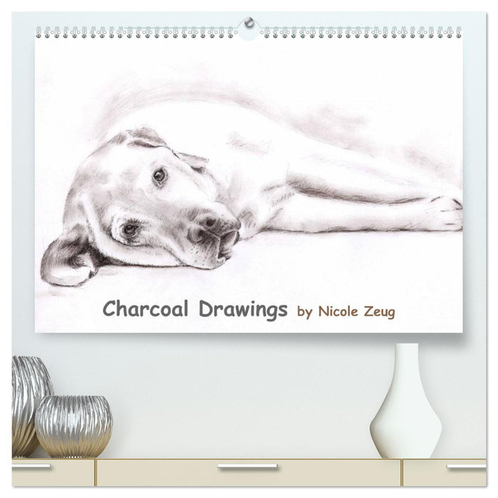 Charcoal Drawings (CALVENDO Premium Wandkalender 2025)