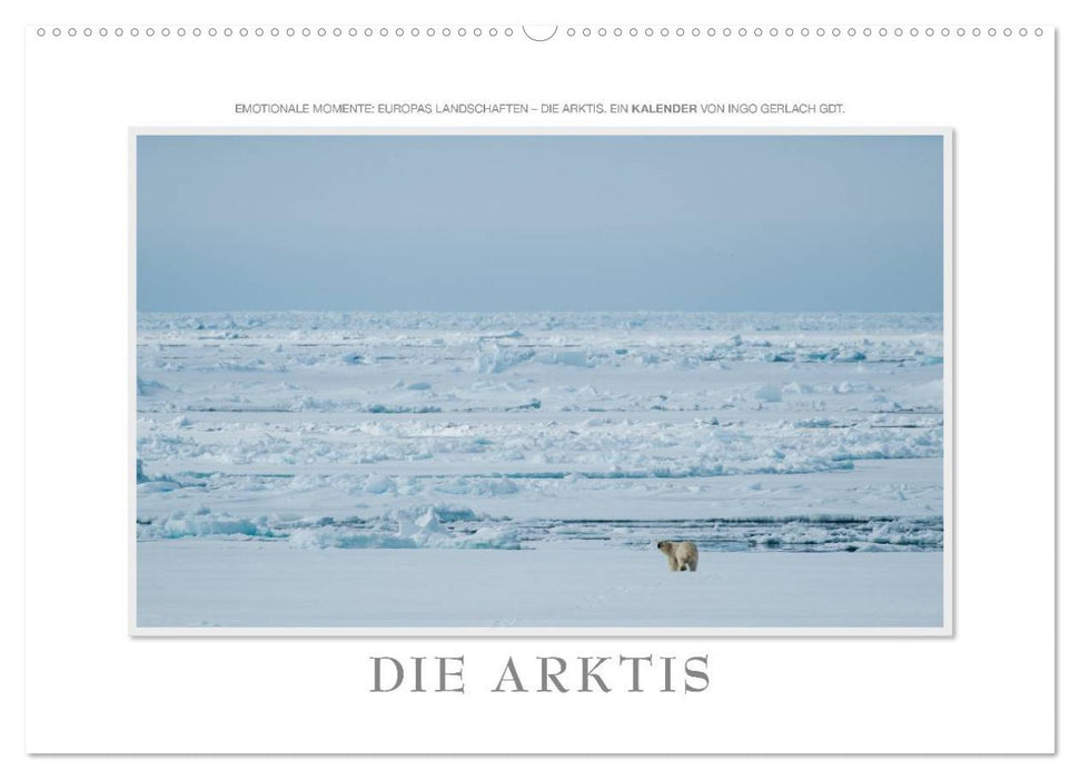 Emotionale Momente: Die Arktis (CALVENDO Wandkalender 2025)