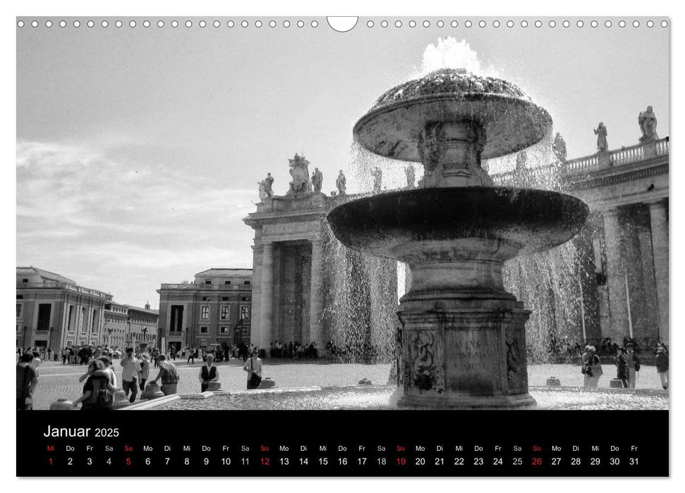 Metropole Rom (CALVENDO Wandkalender 2025)