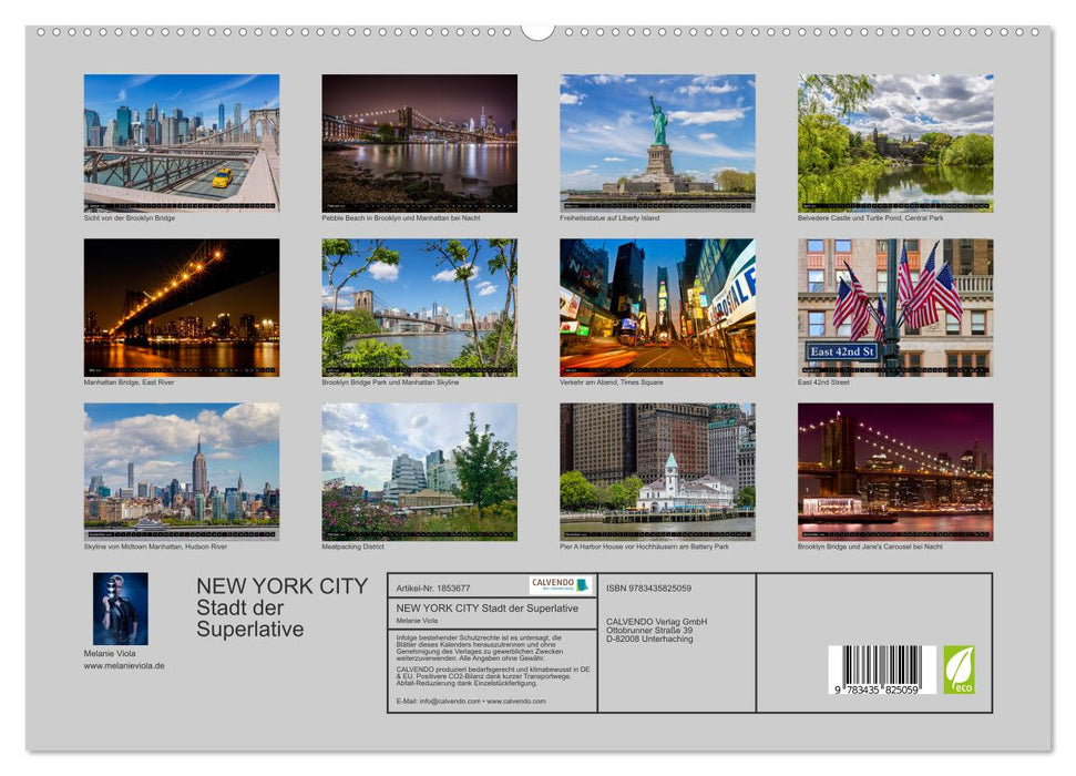 NEW YORK CITY Stadt der Superlative (CALVENDO Premium Wandkalender 2025)