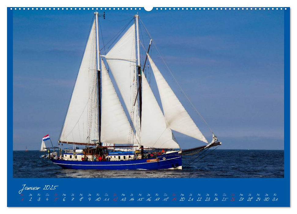 Unter Segeln (CALVENDO Wandkalender 2025)