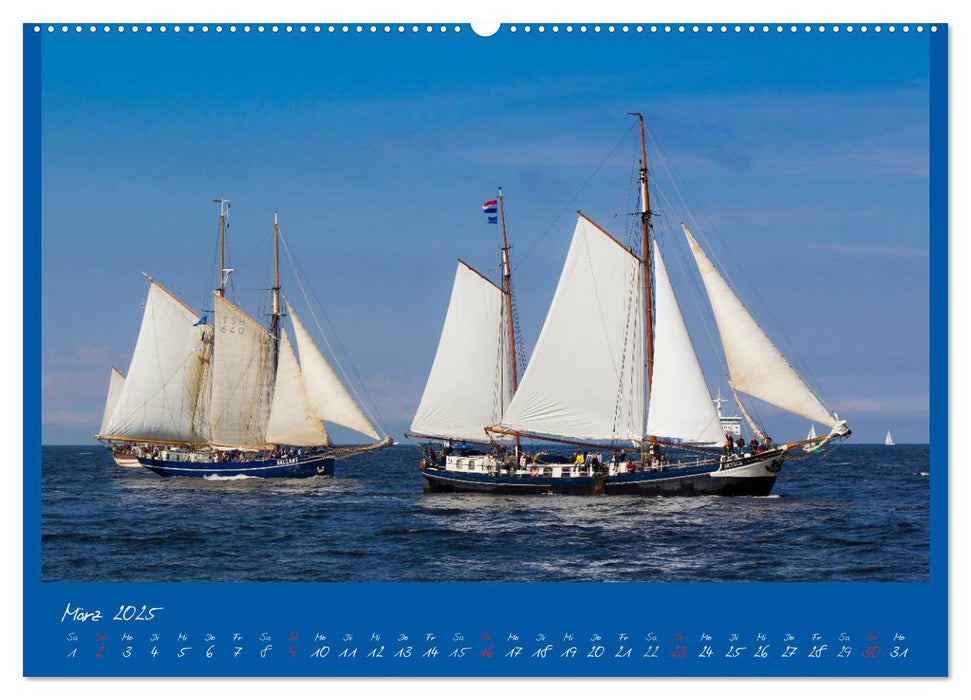 Unter Segeln (CALVENDO Wandkalender 2025)