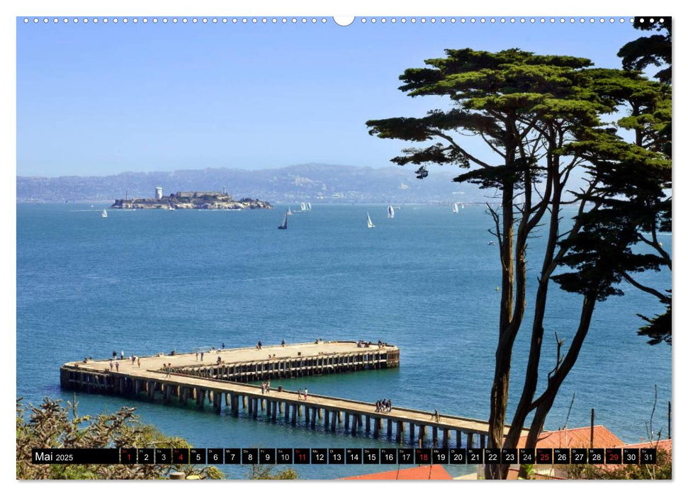 San Francisco - Traumstadt in Kalifornien (CALVENDO Premium Wandkalender 2025)