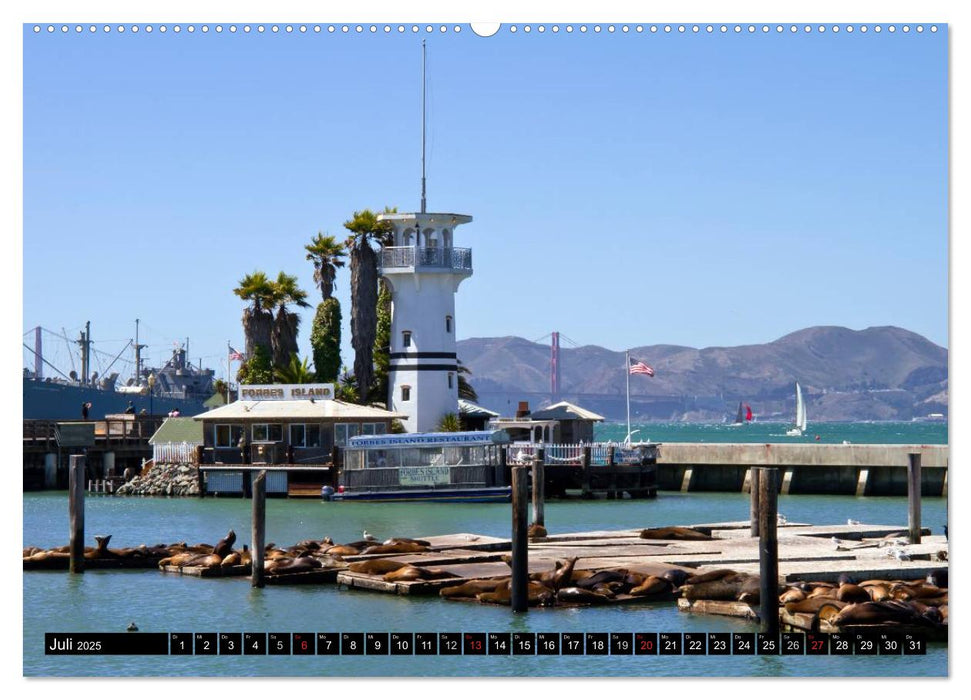 San Francisco - Traumstadt in Kalifornien (CALVENDO Premium Wandkalender 2025)