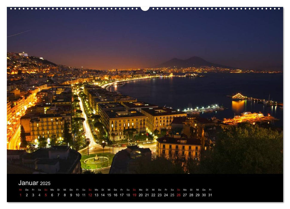 Neapel und Umgebung (CALVENDO Wandkalender 2025)
