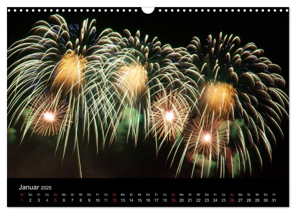 Feuerwerk (CALVENDO Wandkalender 2025)