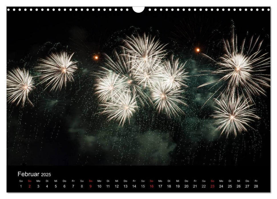 Feuerwerk (CALVENDO Wandkalender 2025)