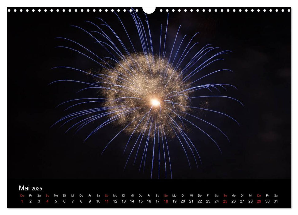 Feuerwerk (CALVENDO Wandkalender 2025)