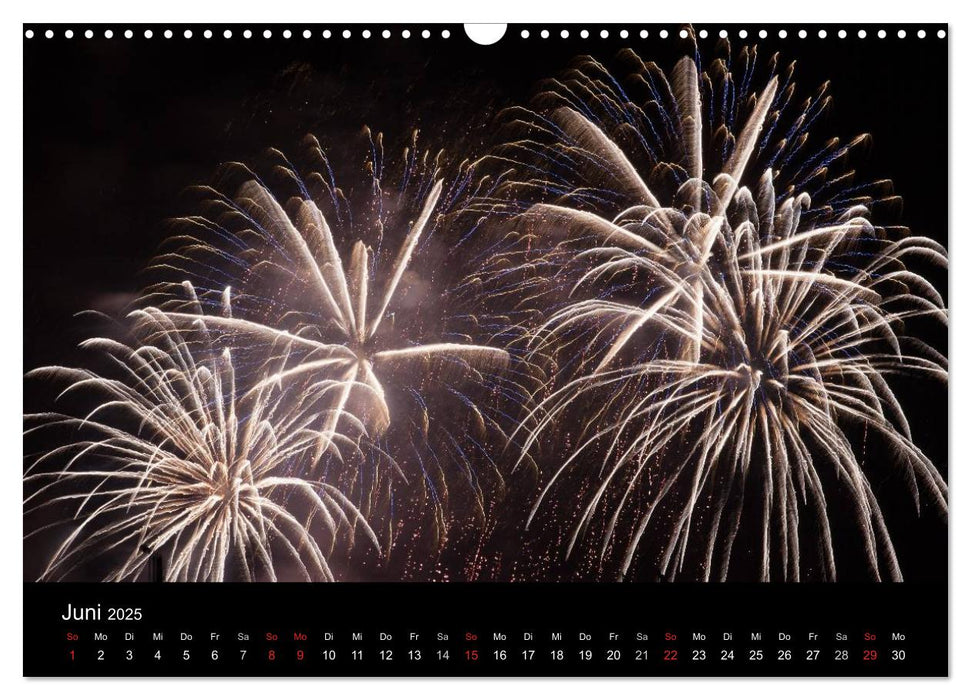 Feuerwerk (CALVENDO Wandkalender 2025)