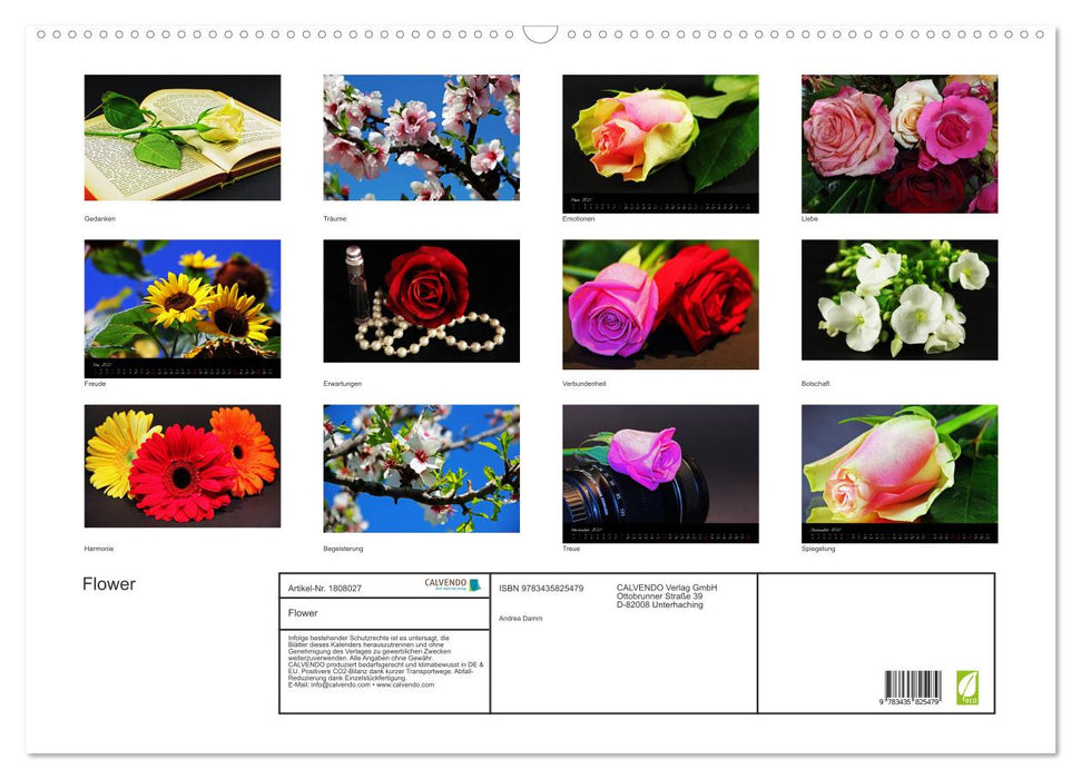 Flower (CALVENDO Wandkalender 2025)